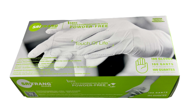 Latex Examination Gloves-Powder-Free