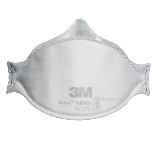 3M™ Aura™ Surgical Mask 1870+, N95 - 20s/Box
