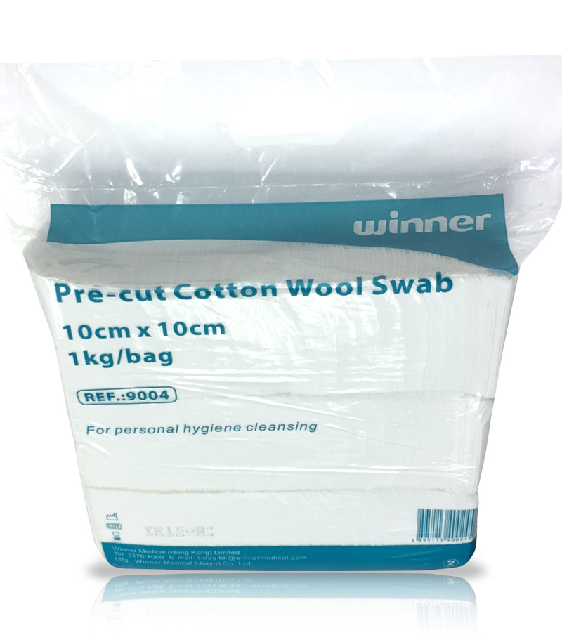 Pre-cut Cotton Swab, 15x15cm, 1KG